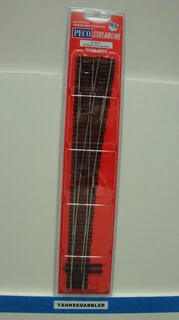 SL-8381 PECO - P výhybka, úhel odb. 7,15°, R 1702 mm, d. 322 mm
