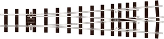 SL-E697 PECO - symetrická výhybka, úhel rozevření 8°, R 2413 mm, d. 487 mm