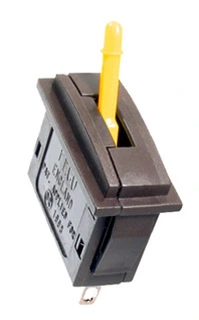 PL-26Y  PECO - páčkový spínač k přestavníku PL-10, žlutý
