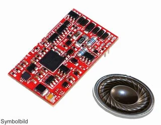 56526 PIKO - H0/TT - Zvukový dekodér XP 5.1 PluX22 s reproduktorem pro lokomotivu RBe 4/4