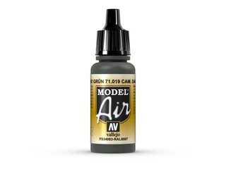 Vallejo Model Air 71019 Camouflage Dark Green (17ml)