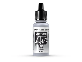 Vallejo Model Air 71063 Silver RLM01 (17ml)