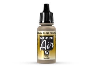 Vallejo Model Air 71246 Camouflage Sandbrown RAL 8031 (17ml)