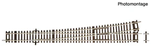 H0 - Roco Line výhybka Wl10 vlevo 345mm R1946 10°, nová srdcovka
