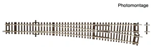 H0 - Roco Line výhybka WR10 vpravo 345mm R1946 10°, nová srdcovka