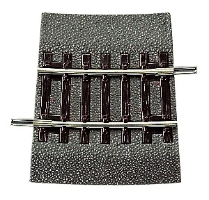 H0 - oblouková kolej R2 1/4 - 358 mm / 7,5° s imitací štěrku