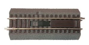 H0 - elektrická rozpojovací kolej G1/2 - 115 mm s imitací štěrku
