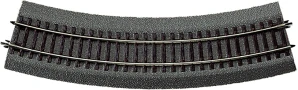 H0 - oblouková kolej R3 - 419,6 mm / 30° s imitací štěrku