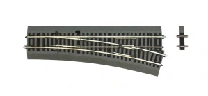 H0 - Výhybka pravá WR15 - 230 mm / 15° s imitací štěrku