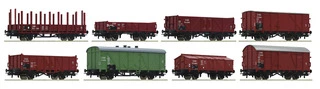 44001 Roco - H0 - set 8 ks nákladních vozů ČSD