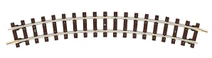 H0e - Oblouková kolej R261,8 mm, úhel oblouku 30°