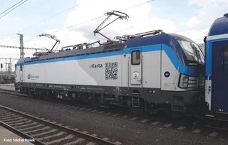 21604 PIKO - H0 - Elektrická lokomotiva Vectron "inKarta, QR code", DCC PluX22 se zvukem