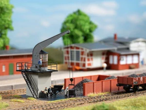 H0 - Zauhlovací zařízení s pohyblivým jeřábem