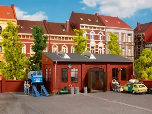 H0 - Autodílna s vybavením