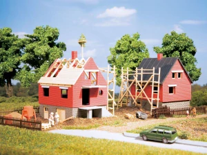 H0/TT - 2 hrubé stavby rodinných domů