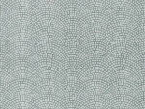 H0/TT - 1x Dlážděná silnice "kočičí hlavy", menší, ražený papír