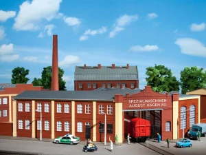 H0 - Továrna s velkou bránou