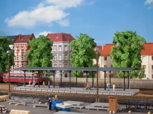 H0 - Nástupiště kryté s podchodem