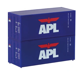 46102 PIKO - Kontejner "APL" 20´, 2 ks