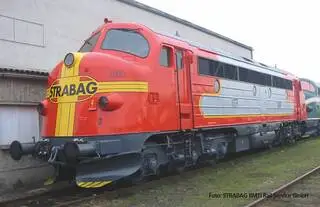 37451 PIKO - Dieselová lokomotiva NOHAB "Strabag", DCC se zvukem