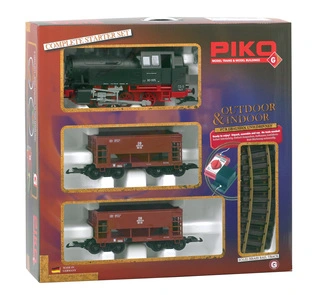 37100 PIKO - Nákladní Start Set BR80 + 2 vozy + ruční ovladač a trafo