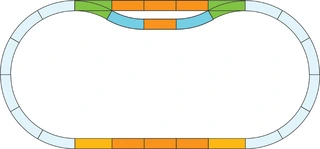 35300 PIKO - Rozšiřující set kolejí, nádraží