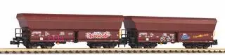 40716 PIKO - Souprava dvou výsypných vozů Falns s grafity "OnRail"
