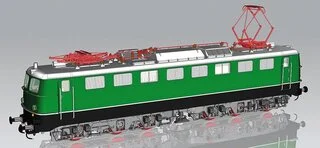 51656 PIKO - H0 - Elektrická lokomotiva BR E 50, DCC se zvukem