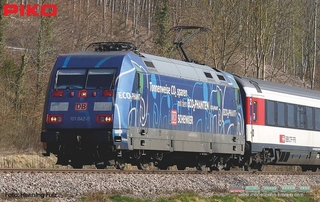 51115 PIKO - H0 - Elektrická lokomotiva BR 101 "Ecophant", DCC se zvukem