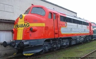 52492 PIKO - H0 - Dieselová lokomotiva Nohab "Strabag", DCC se zvukem, AC verze