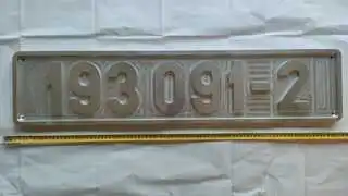 Číslo velikost 890mm