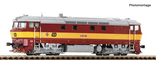 TT - dieselová lokomotiva Bardotka 751 375-7, ČD