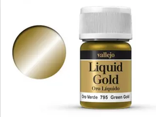 Barva Vallejo Liquid Gold 70795 Green Gold (Alcohol Based) (35ml)