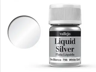  Barva Vallejo Liquid Gold 70796 White Gold (Alcohol Based) (35ml)