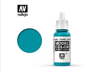  Barva Vallejo Model Color 70840 Light Turquoise (17ml)