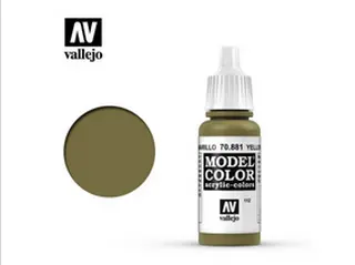  Barva Vallejo Model Color 70881 Yellow Green (17ml)