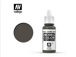  Barva Vallejo Model Color 70889 Olive Brown (17ml)