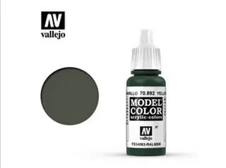  Barva Vallejo Model Color 70892 Yellow Olive (17ml)
