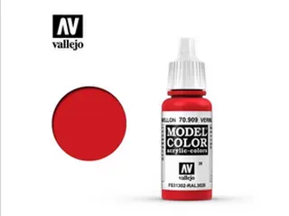  Barva Vallejo Model Color 70909 Vermillion (17ml)