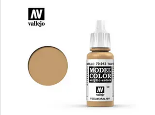  Barva Vallejo Model Color 70912 Tan Yellow (17ml)