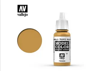  Barva Vallejo Model Color 70913 Yellow Ochre (17ml)