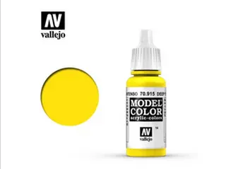  Barva Vallejo Model Color 70915 Deep Yellow (17ml)
