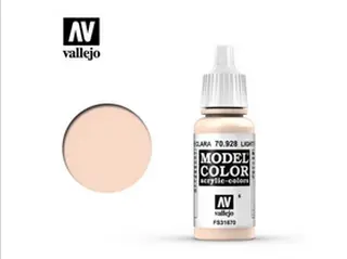 Barva Vallejo Model Color 70928 Light Flesh (17ml)