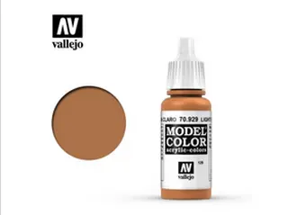 Barva Vallejo Model Color 70929 Light Brown (17ml)