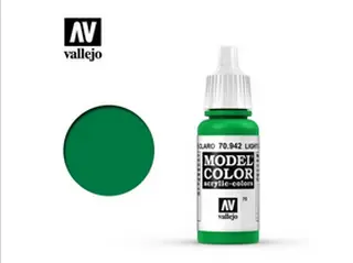 Barva Vallejo Model Color 70942 Light Green (17ml)