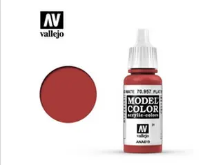 Barva Vallejo Model Color 70957 Flat Red (17ml)