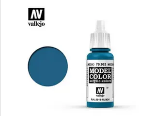  Barva Vallejo Model Color 70963 Medium Blue (17ml)