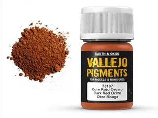  Vallejo Pigments 73107 Dark Red Ochre (35ml)