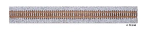 86351 Tillig TT Bahn - Štěrkové podloží šedé 332mm pro G1-G5