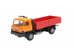 Tatra 815 4x4 oranžová / červený valník - H0